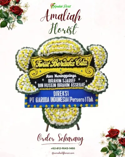 Papan Bunga Duka di Rambatan Kulon