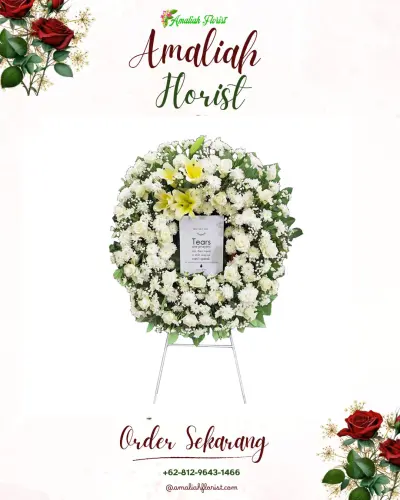 Krans Bunga Duka Cita di Rambatan Kulon