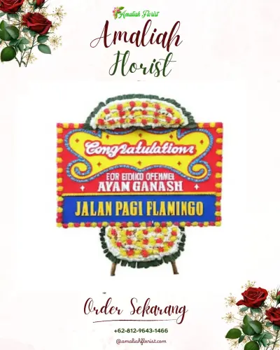 Bunga Papan Congratulation di Rambatan Kulon